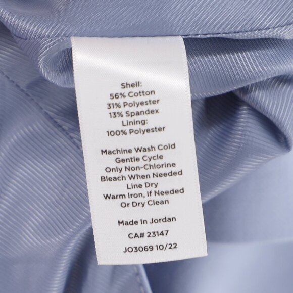 TALBOTS Bella Double-breasted Blazer in Lilac Blue Size 6 - Picture 9 of 9